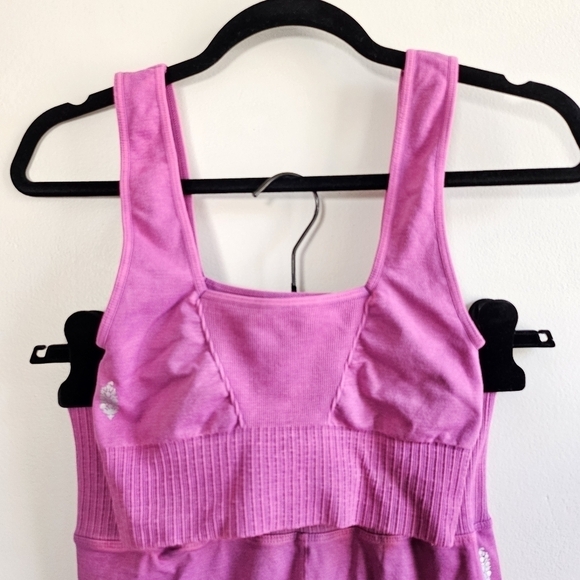 New FP Movement Good Karma Confetti Pink Top/Leggings Set XS/S Top + M/L Bottom - Picture 8 of 14